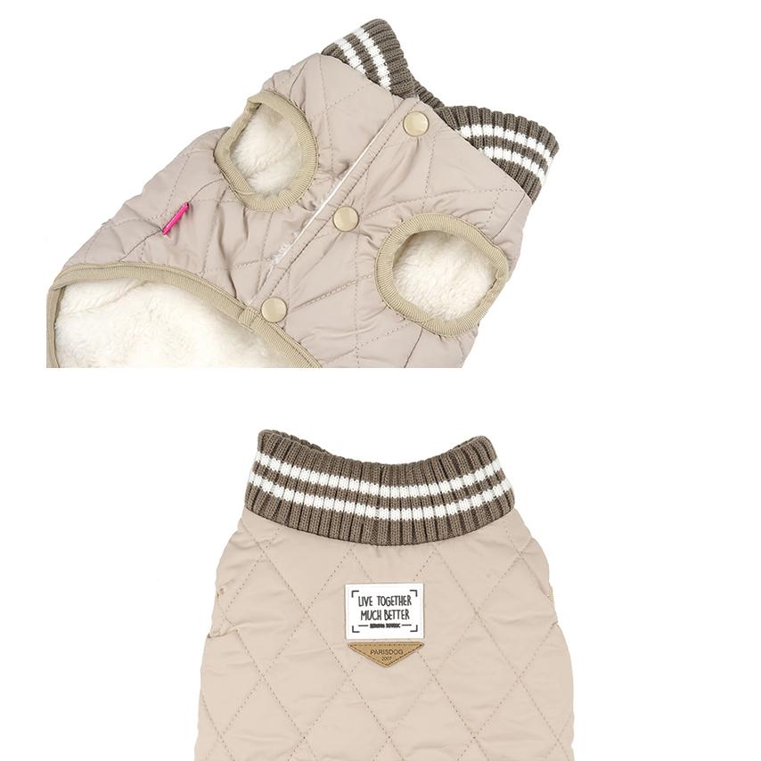 犬 服 キルティング ダウン ベスト 犬服 秋冬 新作 アウター 裏起毛 ぽかぽか ドッグウェア 犬の服 ペット ワンコ服 暖かい 袖なし 小型犬 シンプル |  | 06