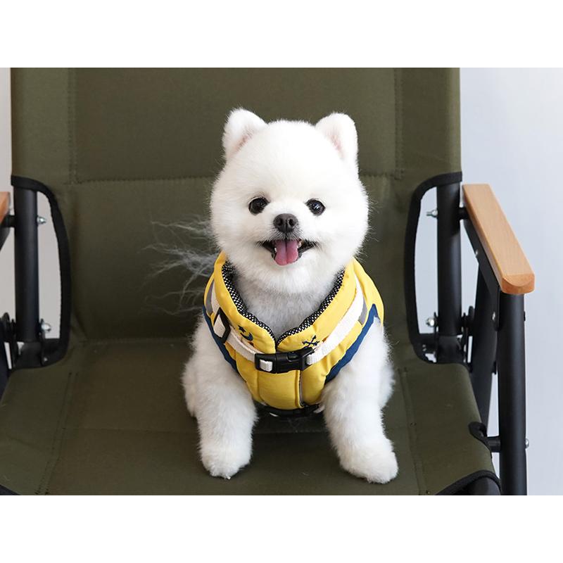 犬服 outdoor harness padding 防寒 アウター ハーネス 光る ダウン ベスト 犬 服 秋冬 新作 散歩 お出かけ ボア 暖かい ワンコ服 小型犬 中型犬 |  | 03
