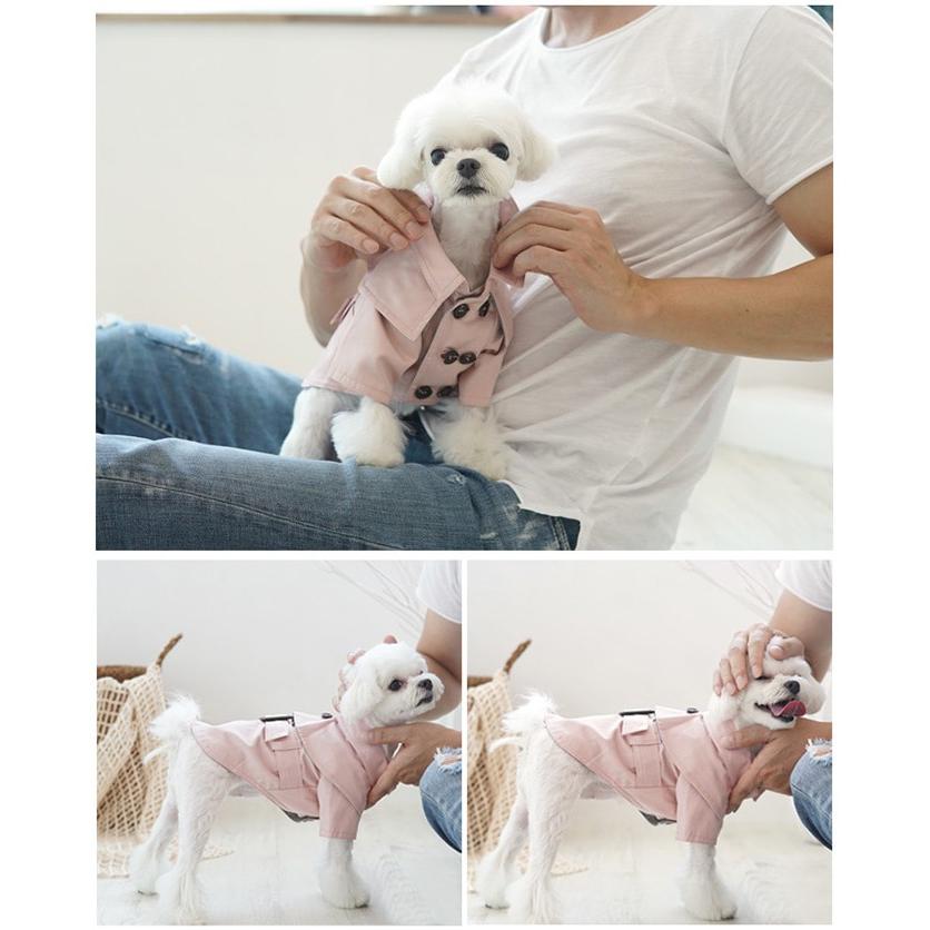 エルメス DOG ドッグウエア トレンチコート キャバリエ 犬服 Sサイズ 小型 エルメス DOG ドッグウエア トレンチコート キャバリエ 犬服 Sサイズ