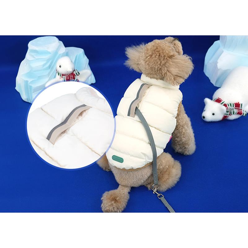 northpole padding 犬服 アウター 冬 ハーネス ダウン ベスト 暖かい ドッグウェア フリース 寒さ対策 お出かけ 犬の服 ハーネス一体型 防寒 暖かい |  | 06