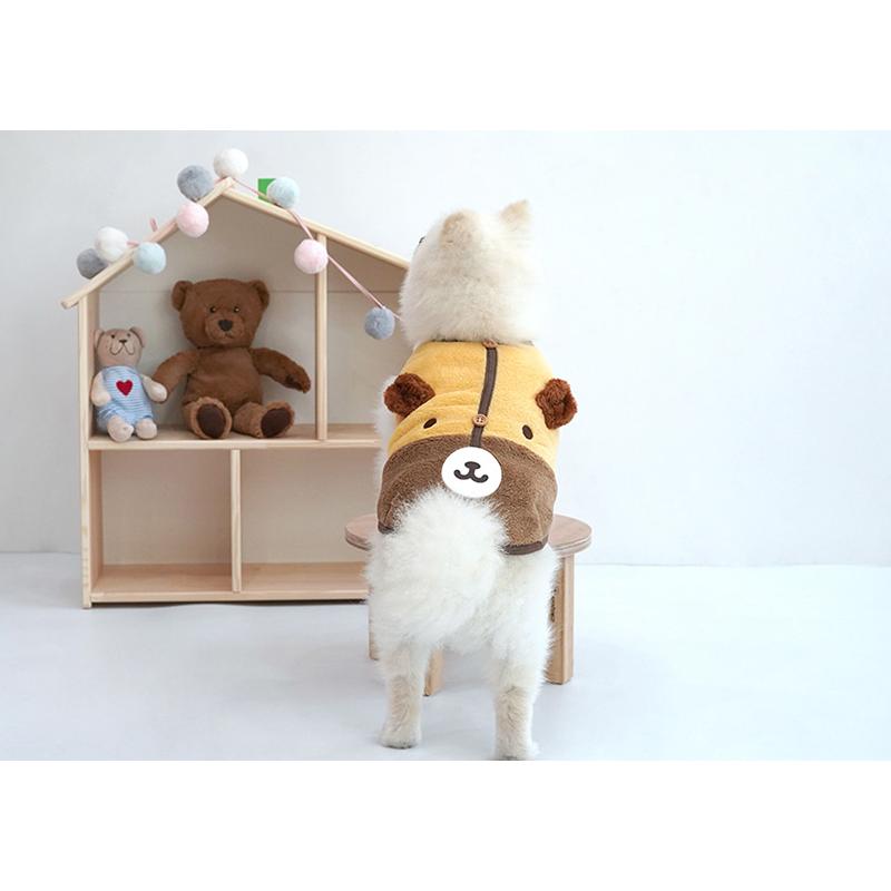 一部予約 犬服 秋冬 新作 Vest ドッグウェア フリース 袖なし アウター 部屋着 小型犬 もこもこ トップス 犬の服 ペット 中型犬 わんこ服 可愛い 室内服