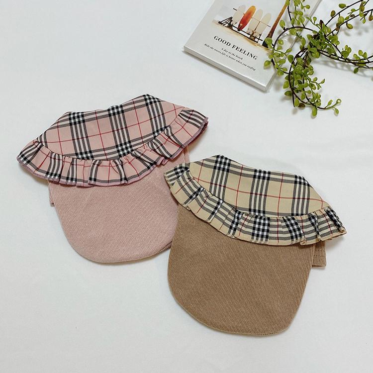 犬服 秋冬 新作 ニット check cape knit 長袖 チェック柄 シンプル