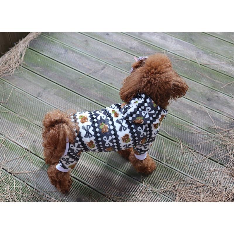 犬 服 もこもこ ロンパース 犬服 秋冬 つなぎ 防寒