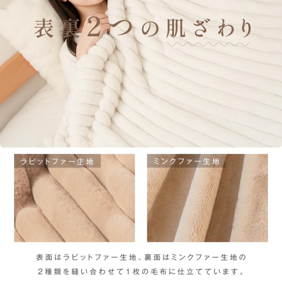 毛布 ふわとろ毛布 2枚合わせ 極上ふわとろ もこもこ ブランケット