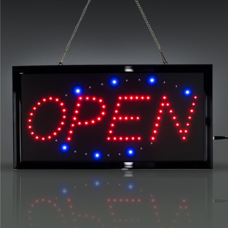屋内用ネオン 風 LED 看板 《OPEN オープン》業務用LED電光掲示板 LED