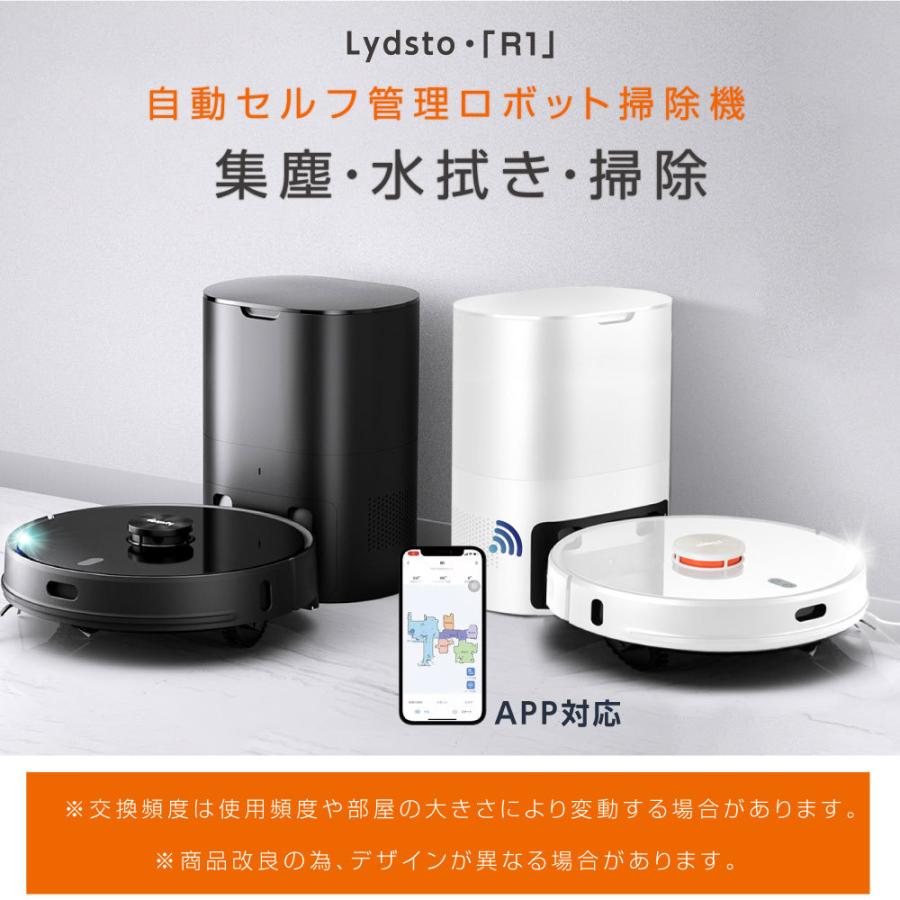 Lydsto R1 ロボット掃除機 交換品セット ブラシ×1 フィルター×1 ダスト 