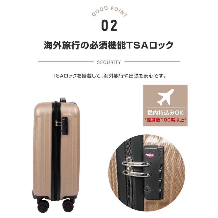 スーツケース キャリーケース キャリーバッグ 小型2-3日用 止まる 超軽