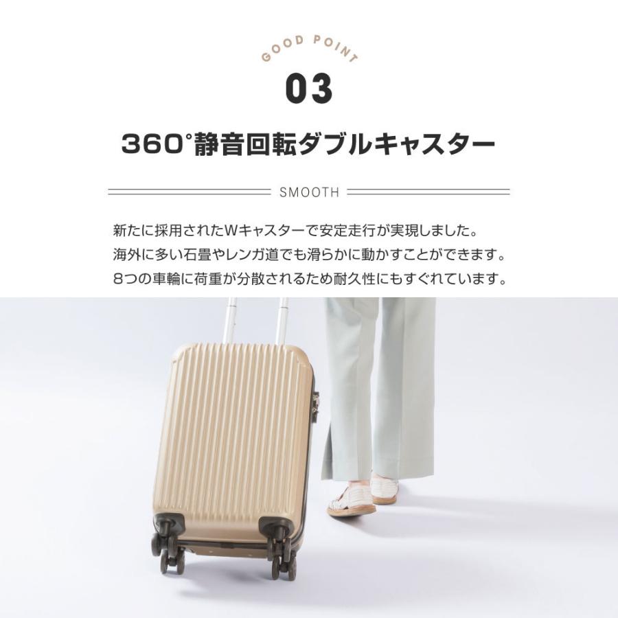 スーツケース キャリーケース キャリーバッグ 小型2-3日用 止まる 超軽