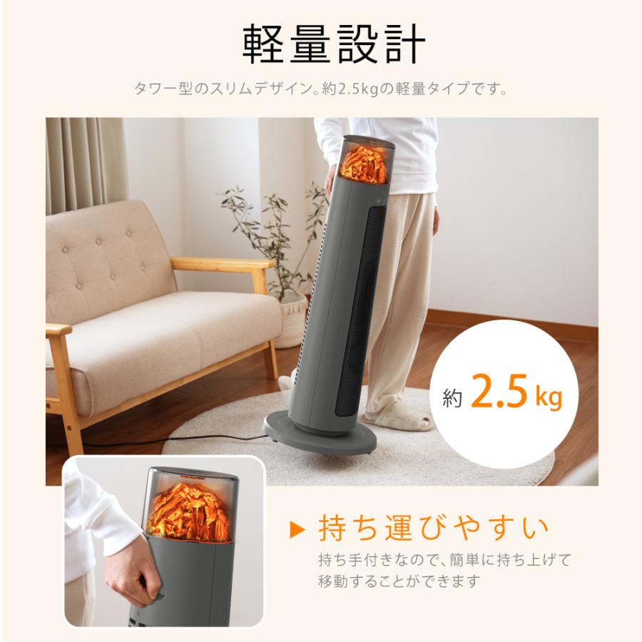 送料込み＊暖炉型ヒーター　セラミックヒーター首振り　コンパクト 送料込み＊暖炉型ヒーター セラミックヒーター首振り コンパクト 楽天