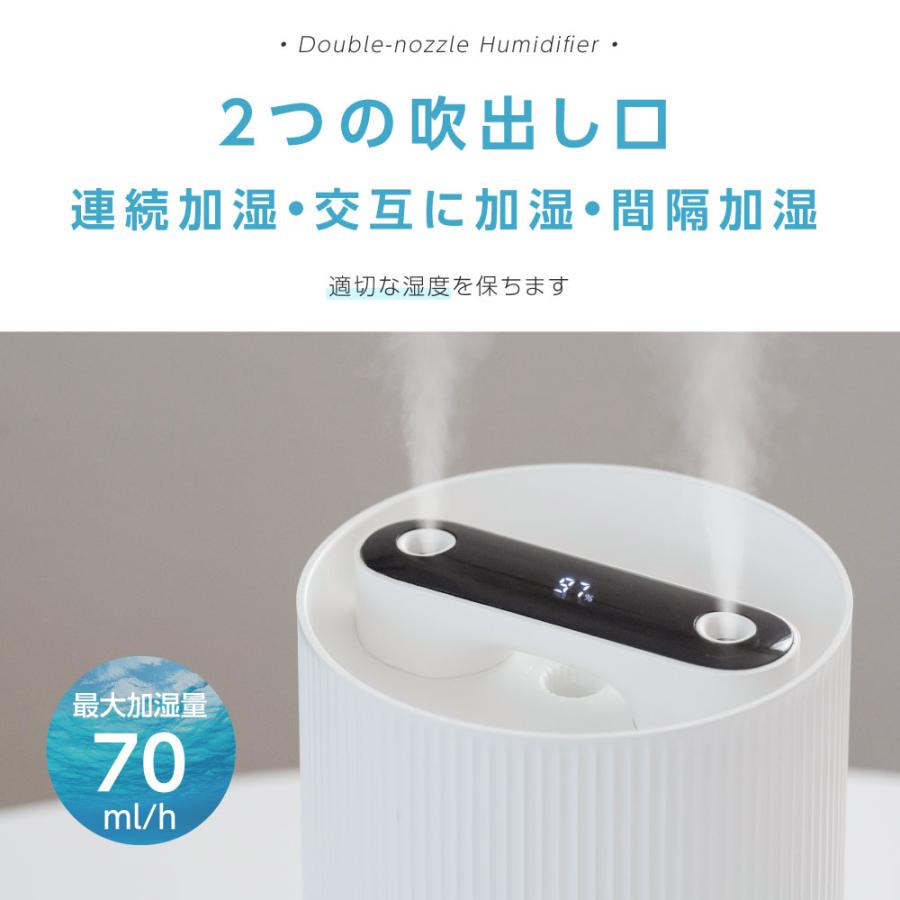 ✨加湿器 卓上 小型 卓上加湿器 除菌 超音波 コードレス✨USB-C充電式 楽天市場】【楽天1位】加湿器 卓上 小型 コードレス 超音波 車載に最適
