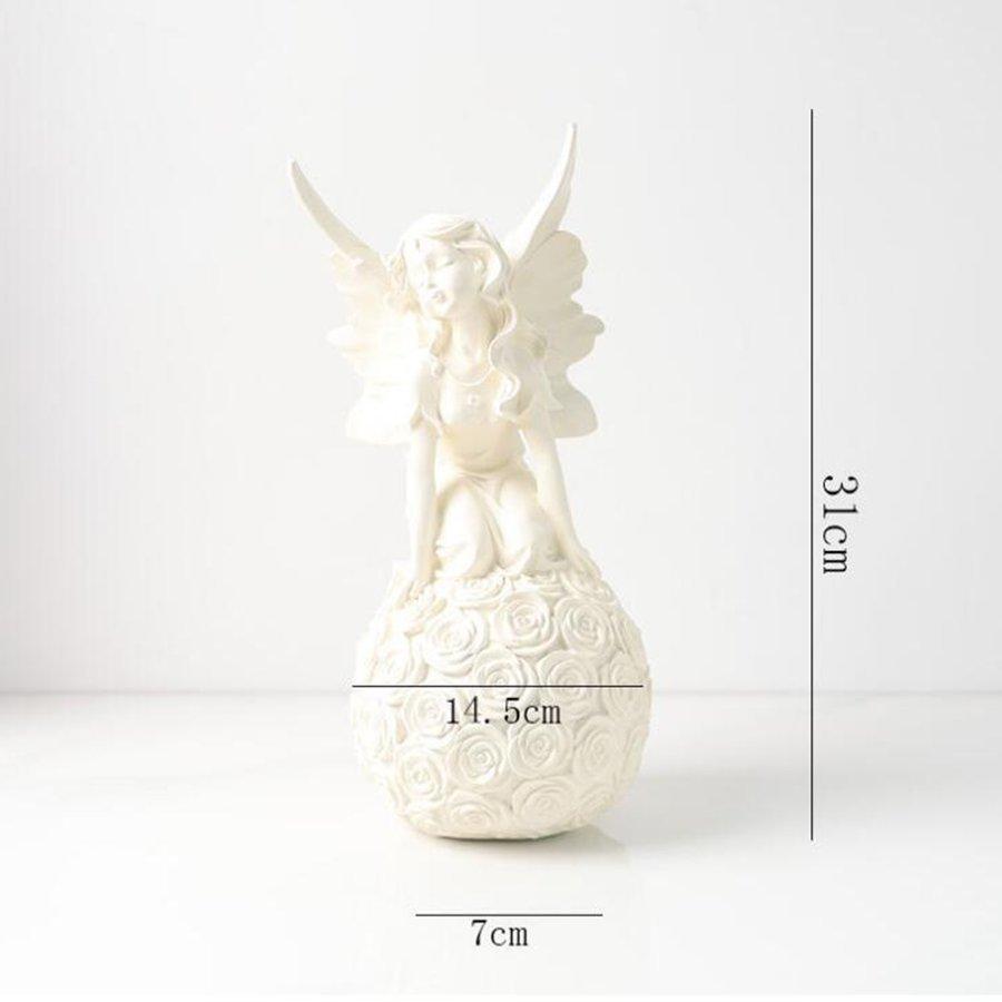 天使の置物 翼天使 彫刻 可愛い妖精 エンジェル エルフ 玄関置物 庭 インテリア 飾り品 Pa 成田スポーツ 通販 Yahoo ショッピング