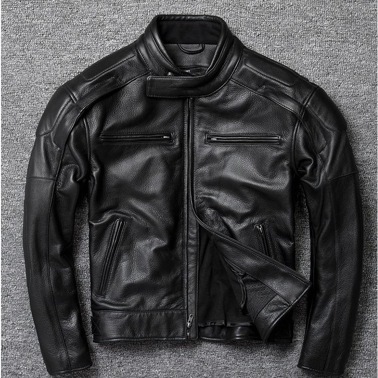 日本最大級 牛革 本革 レザーコート メンズファッション ハーレーバイクジャケット ロックレザージャケット 年最新海外 Feltfetish Com