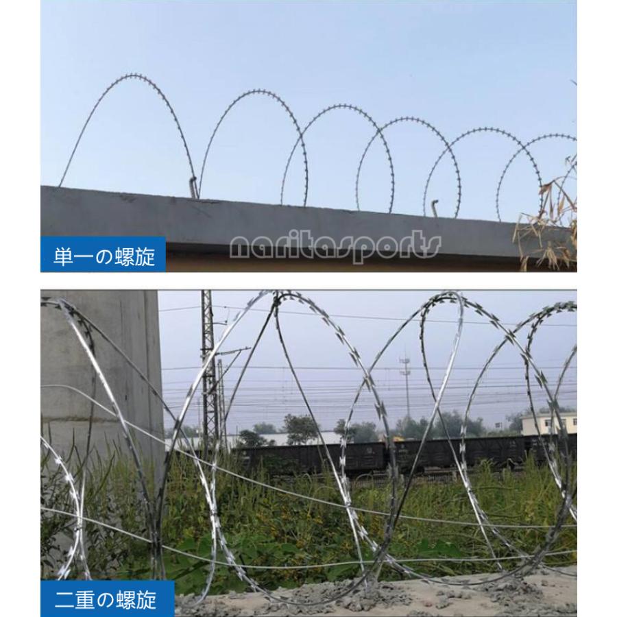 鉄トリビュラスネット ブレード 有刺鉄線柵 盗難防止 登山防止 安全保護ネット フェンス Wws 03 成田スポーツ 通販 Yahoo ショッピング
