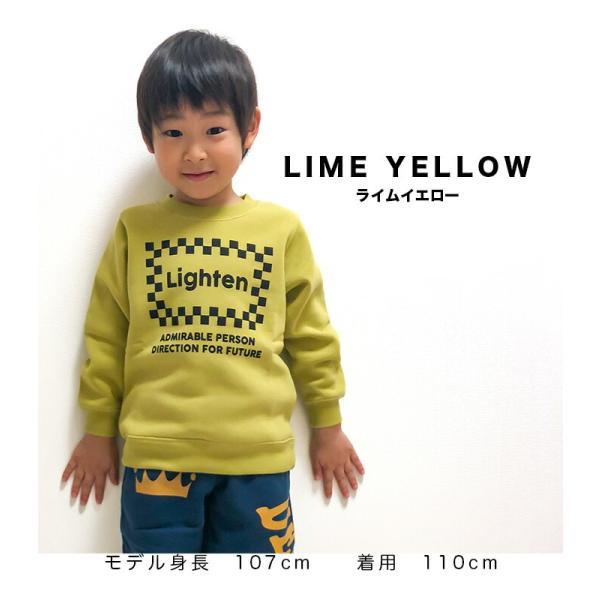 裏起毛 キッズ プリント トレーナー スウェット 長袖 子供服 男の子