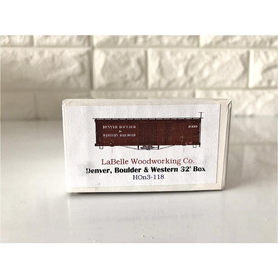 LaBelle Woodworking HOn3 Lab-118 Denver,Boulder & Western 32' BOX /ボックス ...