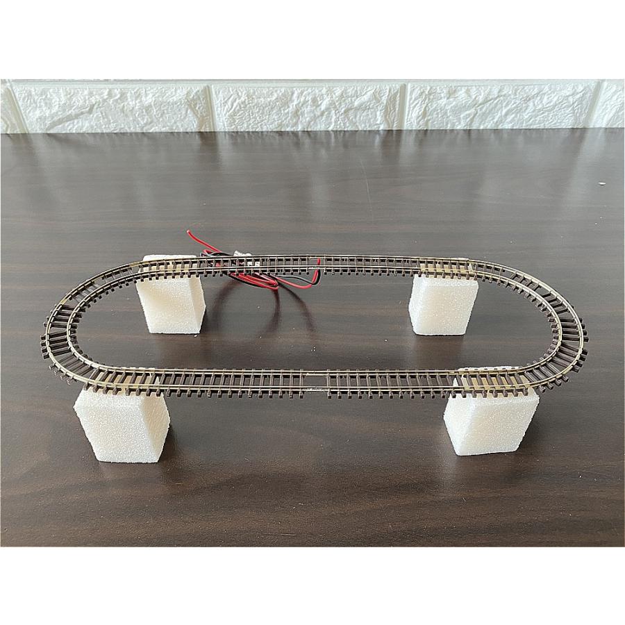 手曲げフレキ】R40mm Nゲージ オーバルレール(直線ロング仕様