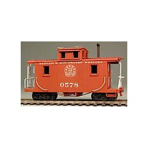Precision Scale PS-10674 HOn3 D\u0026RGW Short Caboose kit #0577 and #0578 /プラ製組み立てキット/メタルホイール入り