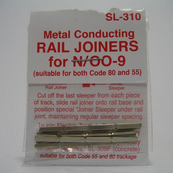 PECO SL-310 N/OO-9/HOe (9mm) 金属ジョイナー (コード80/55用) (24個入)｜narrow-gauge-shop