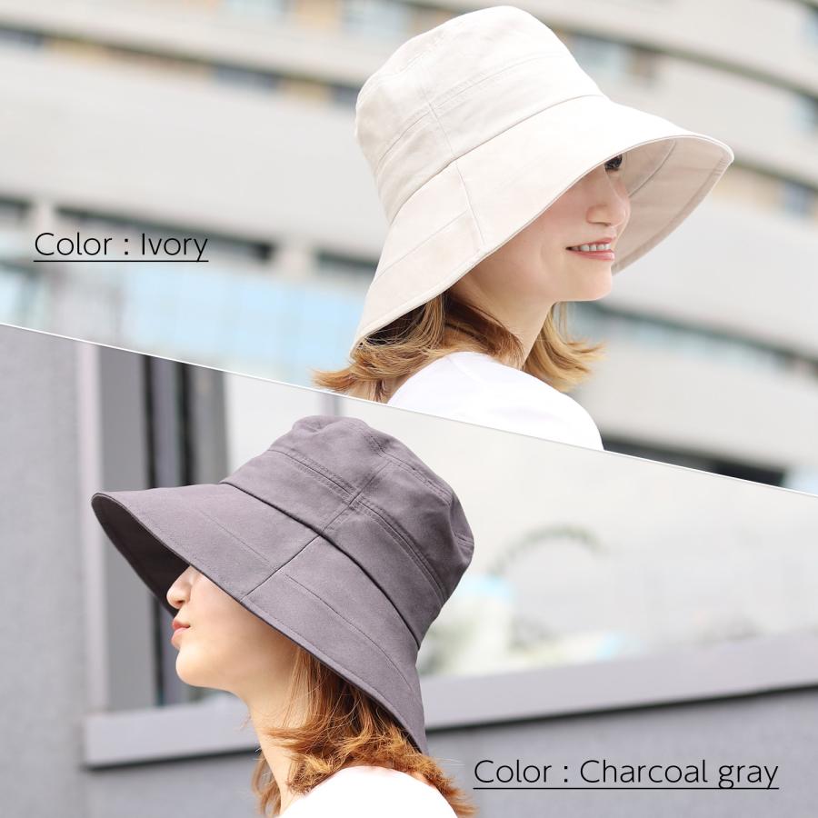 帽子 レディース 大きいサイズ 遮光 UV 紫外線カット つば広 ハット 日