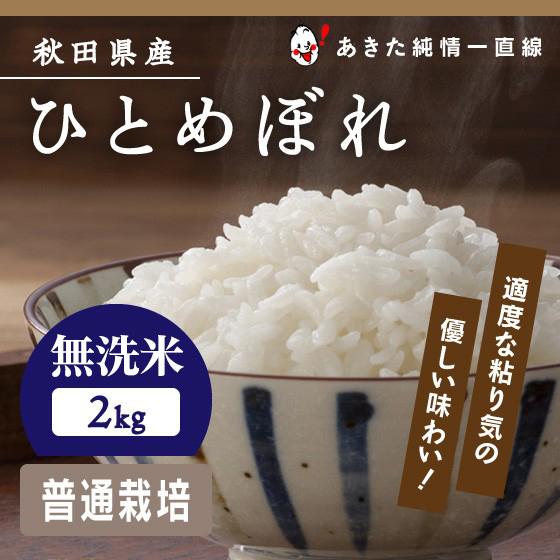 令和6年度産　　　　　　　　　　秋田県産 ひとめぼれ 無洗米 5kg✖️２ 令和6年産】《普通栽培》《無洗米》秋田県産 ひとめぼれ 2kg 【生産者