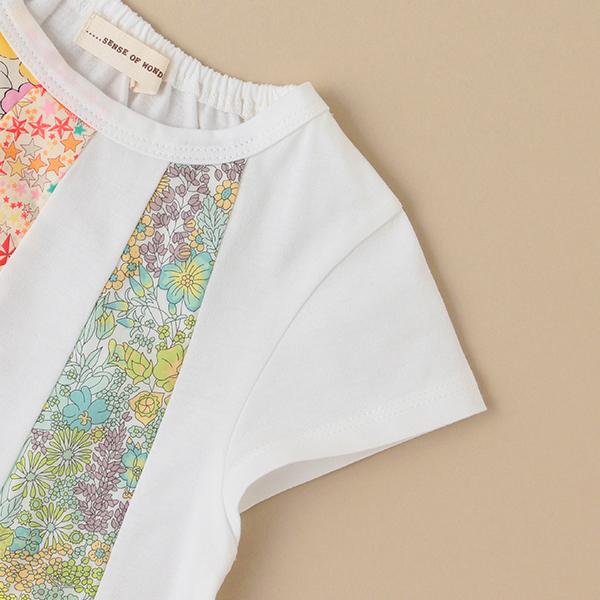 センスオブワンダー(sense of wonder)リバティパッチワークTシャツ