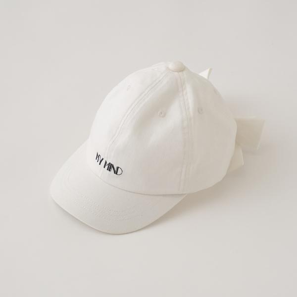 ストライプキャップ リボン付き レディース スリーストライプス リボンキャップ 2024 ゴルフ帽子