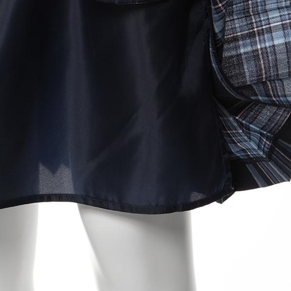 ポンポネットジュニア(pom ponette junior)チェック柄プリーツスカート 