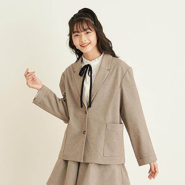 ポンポネットジュニア(pom ponette junior)＊フリル衿カットブラウス  