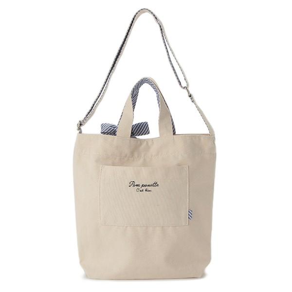 ポンポネットジュニア Pom Ponette Junior リボンつきトートバッグ ナルミヤオンラインpaypayモール店 通販 Paypayモール