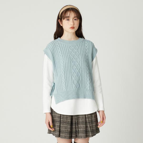 ポンポネットジュニア　3点セット ポンポネット ジュニア(pom ponette junior)のセットアップ- 子ども服