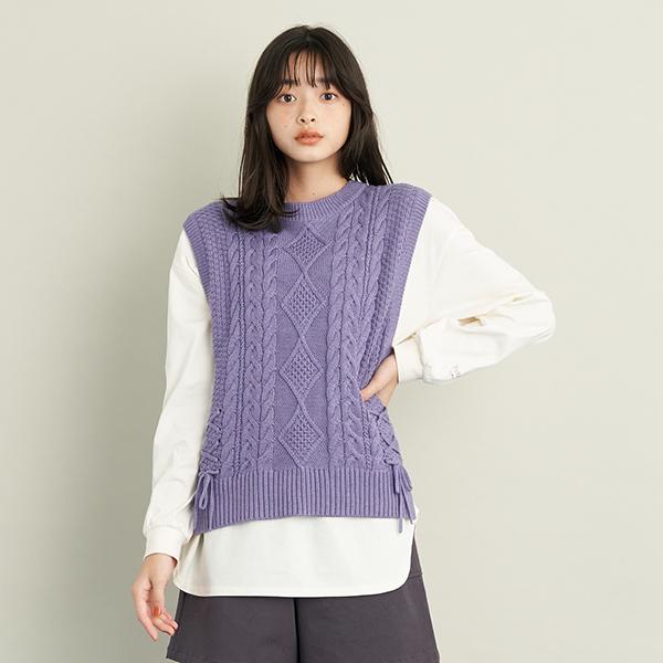 pom ponette junior ポンポネットジュニア(pom junior)ニット