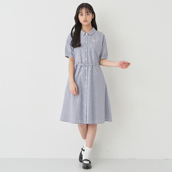 【pom ponette junior 】ストライプワンピース LL（165） pom ponette junior（ポンポネット ジュニア） ポンポネットジュニア