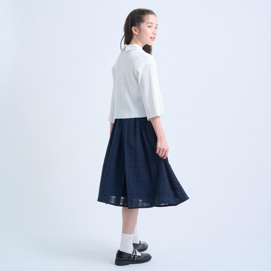 pom ponette junior　ワンピース&カーディガン pom ponette junior（ポンポネット ジュニア） ポンポネットジュニア
