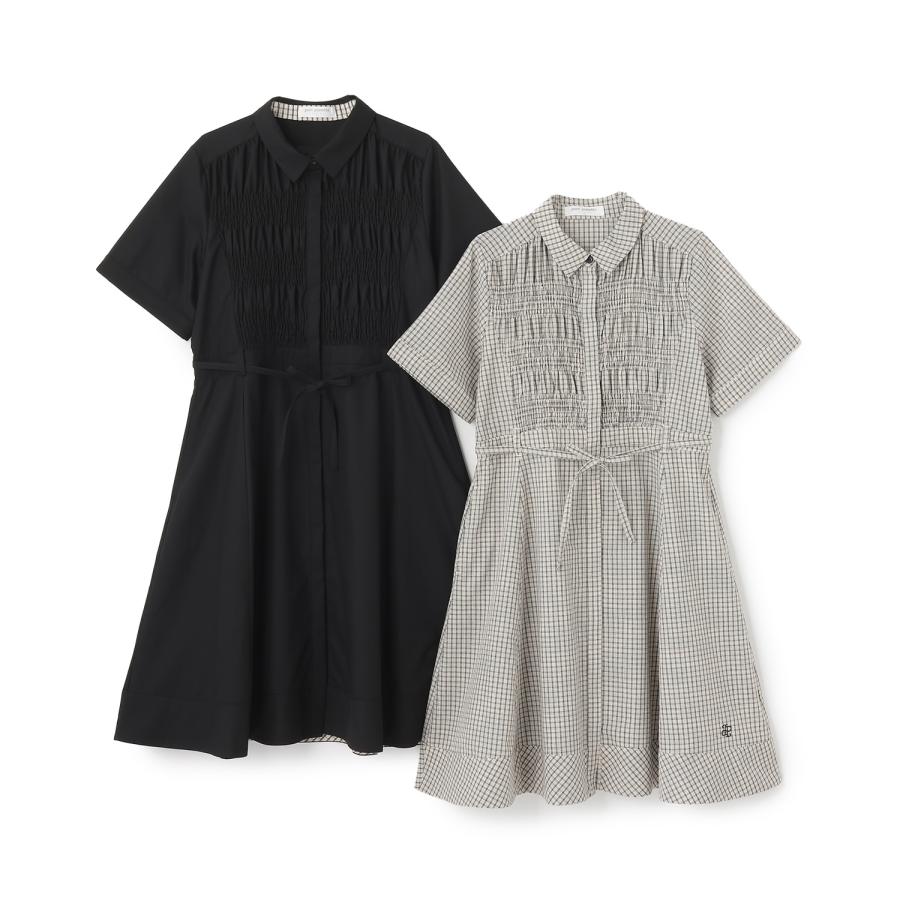ポンポネットジュニア(pom ponette junior)シャーリングワンピースの画像