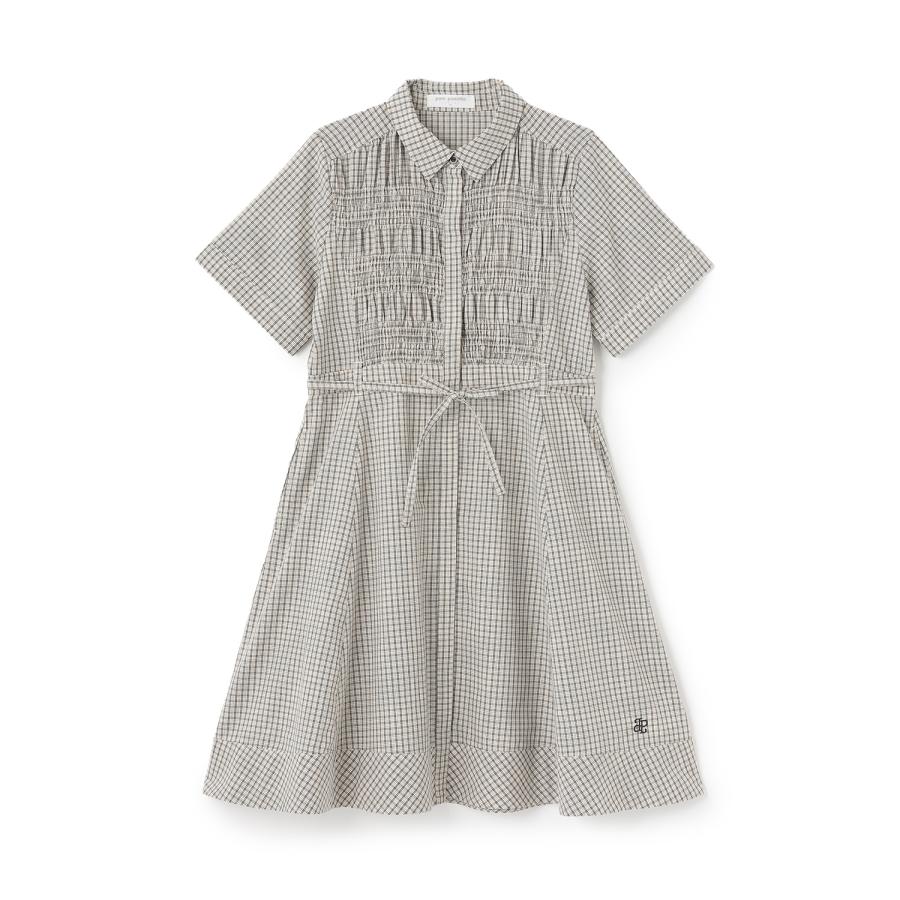 ポンポネットジュニア(pom ponette junior)シャーリングワンピースの画像