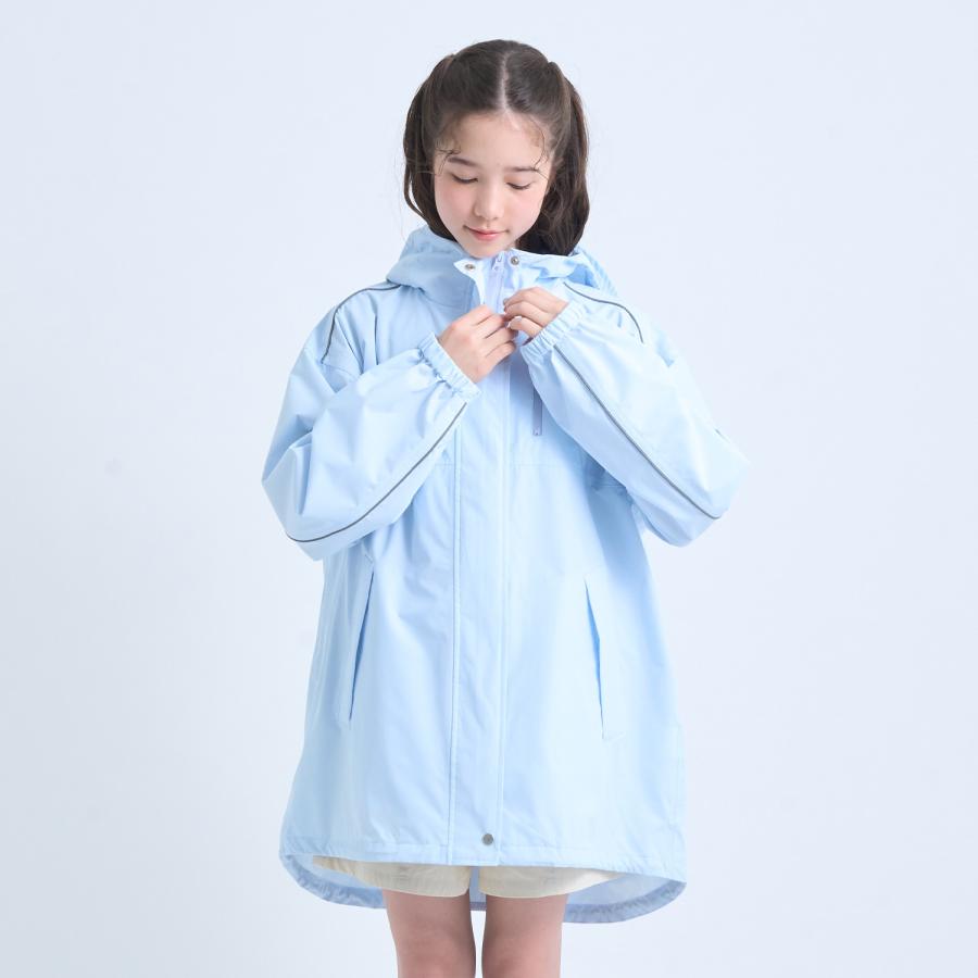 ポンポネットジュニア(pom ponette junior)【晴雨兼用】サコッシュつき撥水コート_18