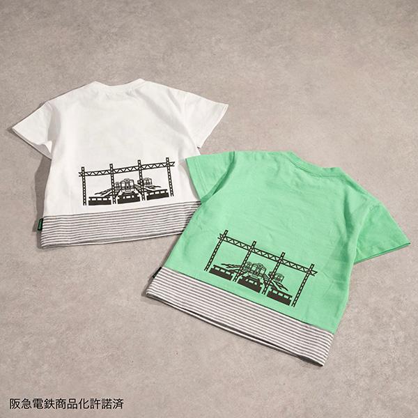 クレードスコープ(kladskap)【阪急電鉄】裾ボーダー半袖Tシャツ｜narumiyaonline｜06