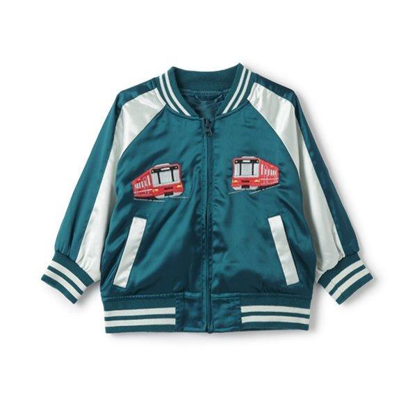 kladskap（クレードスコープ） 電車×恐竜スカジャン【50％OFF】【SALE