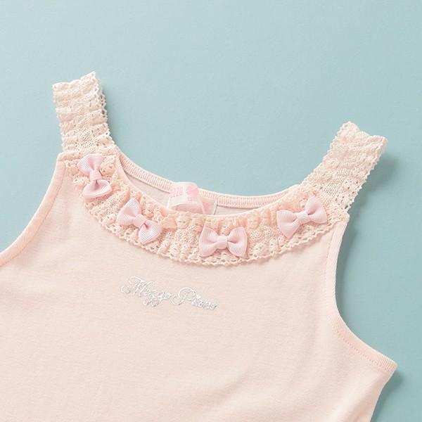 メゾピアノ(mezzo piano)リボンフリルキャミソール【O_30】【outlet  