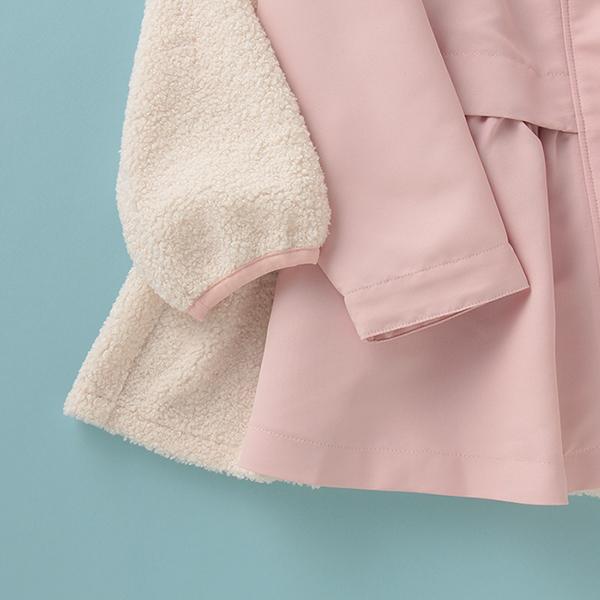 メゾピアノ　ボアライナーつき3WAY裾フレアマウンテンパーカー メゾピアノ ボアライナーつき3WAY 裾フレアマウンテンパーカー