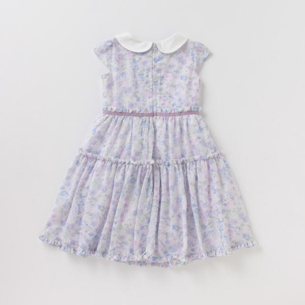 メゾピアノ Mezzo Piano シアーギンガム 花柄ティアードワンピース ナルミヤオンラインpaypayモール店 通販 Paypayモール