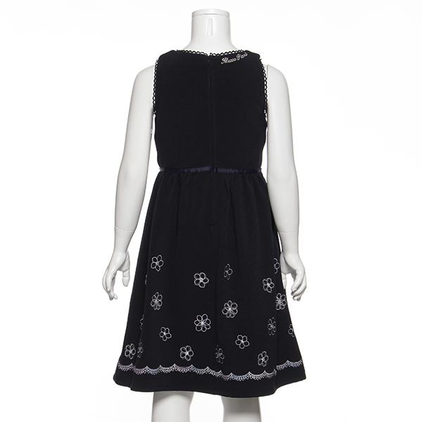 メゾピアノ(mezzo piano)花刺しゅうノースリーブワンピース : 6004603  