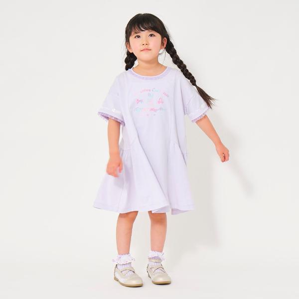 mezzo piano メゾピアノ(mezzo piano)レインボー刺しゅうフレア