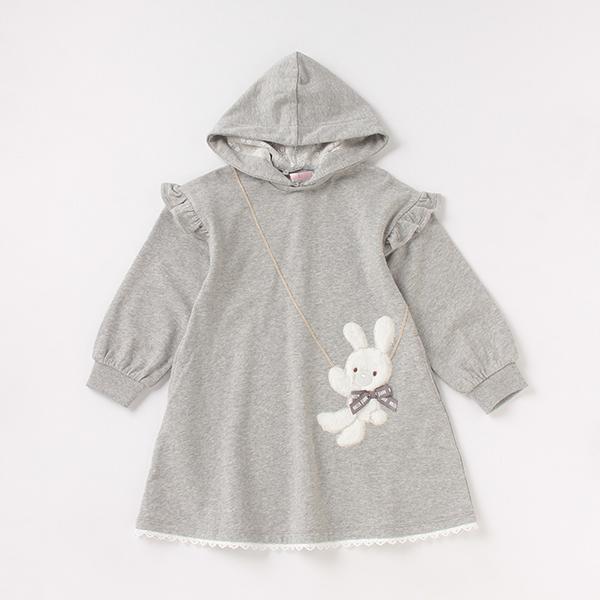 激安の メゾピアノ Mezzo Piano 裏毛 ウサギポシェット風ワンピース S O 30 Sssl 55 以上節約 Www Technet 21 Org