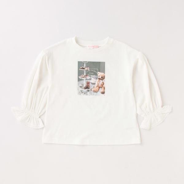 未使用/美品 mezzo piano メゾピアノ Tシャツ 4枚セット 140 mezzo piano メゾピアノ(mezzo piano)フォトプリント7分袖T