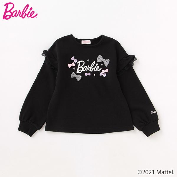 メゾピアノ(mezzo piano)【Barbie】袖フリルトレーナー【O_50  