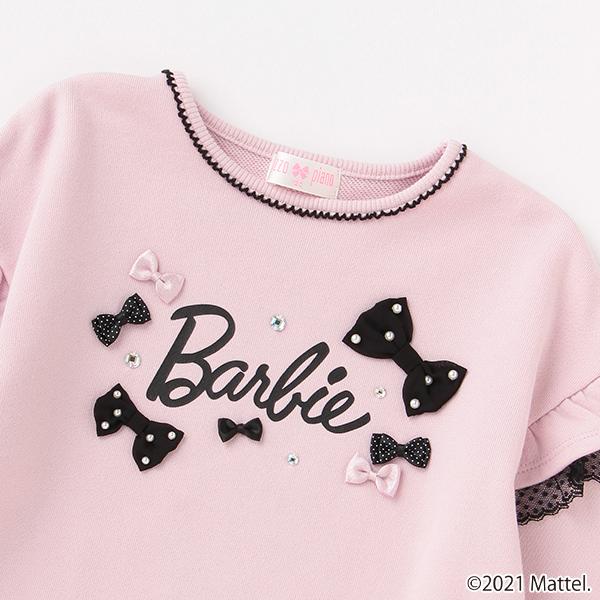 メゾピアノ(mezzo piano)【Barbie】袖フリルトレーナー【O_50  