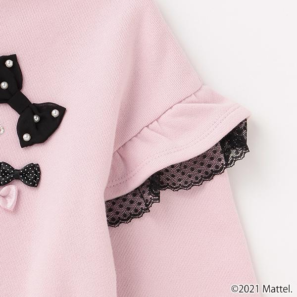 メゾピアノ(mezzo piano)【Barbie】袖フリルトレーナー【O_50  