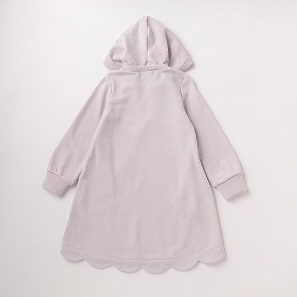 メゾピアノ ユニコーンポシェット風パーカワンピース　120 ☆ユニコーンポシェット風パーカワンピース（ミドルワンピース