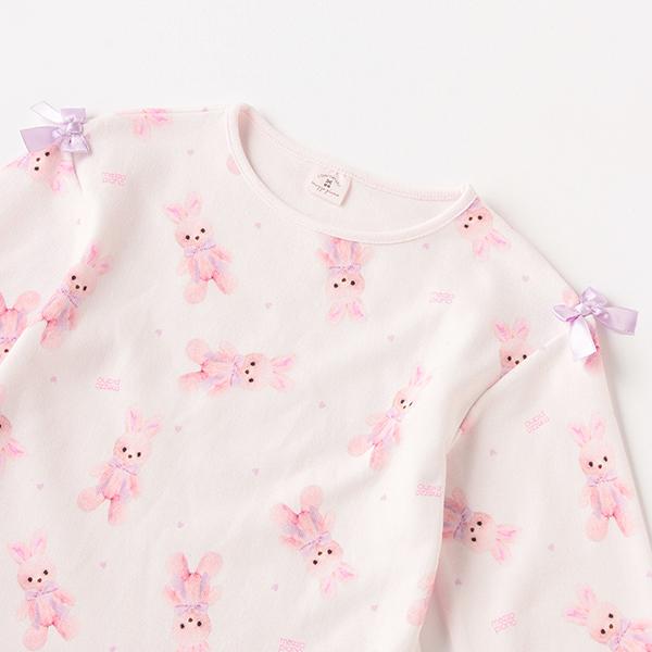 メゾピアノ　総柄ルームウェア mezzo piano メゾピアノ(mezzo piano)アニマル柄ルームウェア